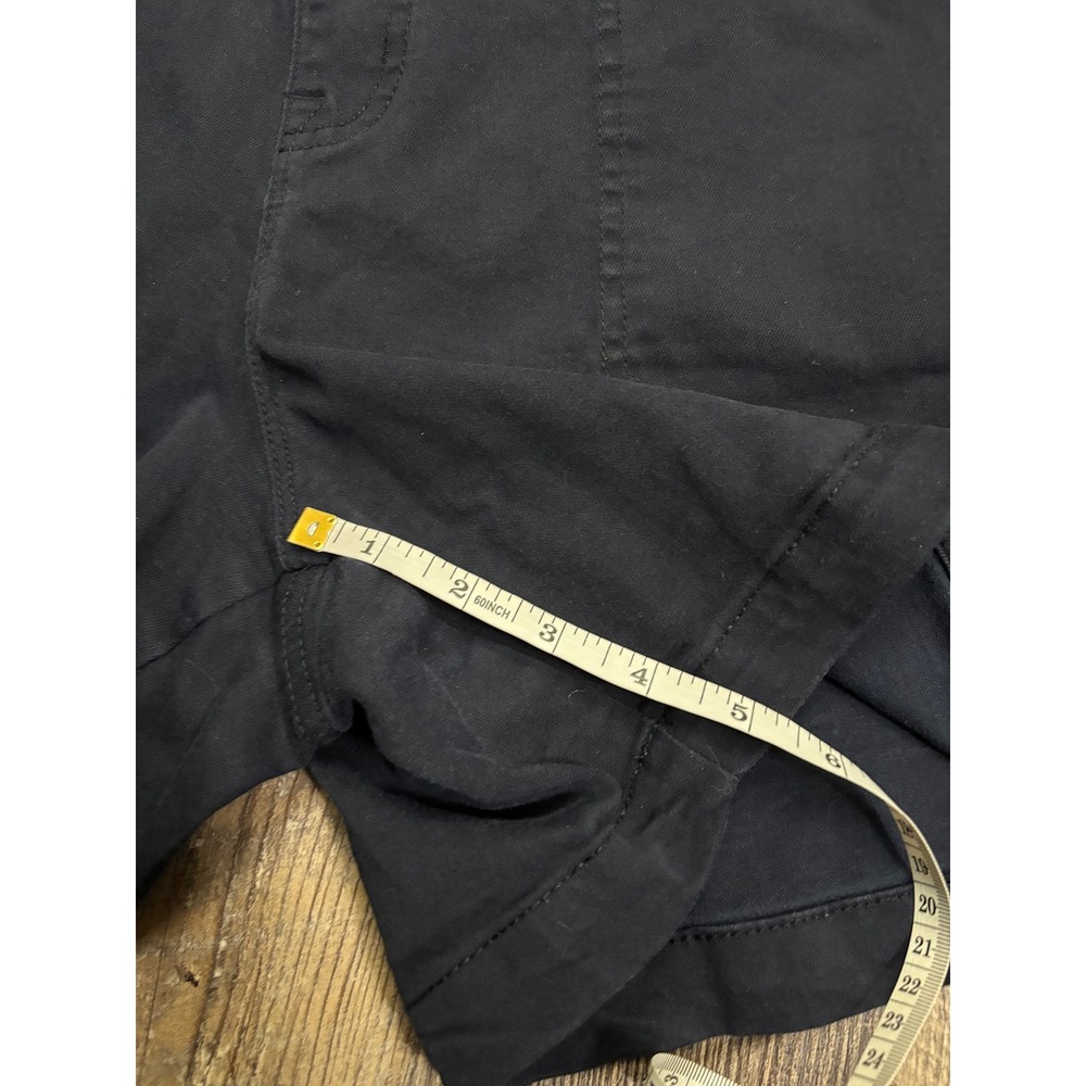Nautica Jeans Women Black Pull On Utility Shorts Size Large Cotton Blend Stretch - Picture 6 of 7